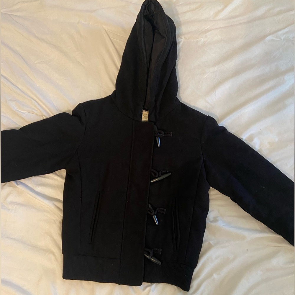 Black bomber jacket